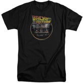 Back To The Future Back Men's 18/1 Tall Cotton Short-Sleeve T-Shirt